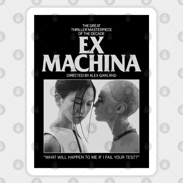 Ex Machina - Retro design Magnet by DoctorBlue